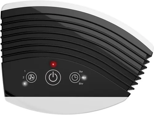 Vista 9 de Lasko LP200 - Purificador de aire de escritorio HEPA con temporizador para un entorno doméstico más limpio y fresco, filtración de 2 etapas que