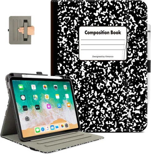Vista 19 de Vimorco Funda para iPad Air 4ª/5ª 10.9, para iPad Air 6ª 11 M2, para iPad Pro de 11 pulgadas 4ª/3ª/2ª/1ª generación, soporte para lápiz, correa
