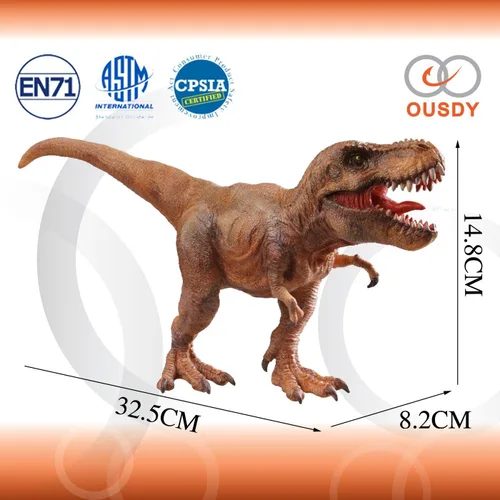 Vista 3 de RECUR Tyrannosaurus - Juguetes jurásicos realistas de 13 pulgadas de largo, dinosaurio de vida silvestre, modelo de juguete, a partir de 3 años