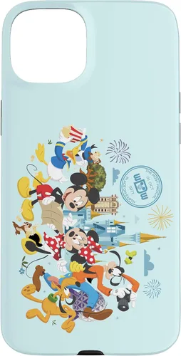 Vista 9 de Walt Disney World 50th Anniversary Mickey and Friends - Carcasa para iPhone 17, color azul