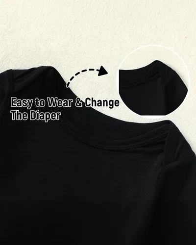 Vista 4 de DEFAHN 2 unids de bambú bebé mamelucos unisex Onsies sólido manga corta bebé body 0-24 meses