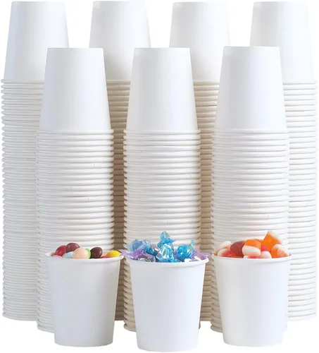 Vista 11 de Lamosi Paquete de 240 tazas de papel de 10 onzas, tazas de café desechables de 10 onzas, tazas para bebidas calientes/frías para agua, jugo o té