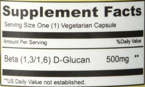Vista 2 de Priority One Vitaminas Beta Glucano 100 Cápsulas Vegetarianas Respuesta Inmune Saludable - Esfuerzo Clínico
