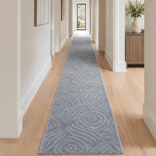 Vista 12 de Well Woven Serenity - Alfombra suave extra larga para pasillo, escalera, trufa de lino, 31 pulgadas x 24 pies