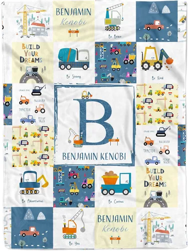 Vista 18 de MDPrints Mantas Personalizadas con Oso para Bebés Niños, Regalos Personalizados para Bebés con Nombre, Mantas Personalizadas para Bebés, Regalo