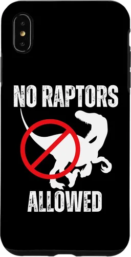 Vista 7 de Funda para iPhone 15 No Raptors Allowed Funny Neighborhood Dino Design