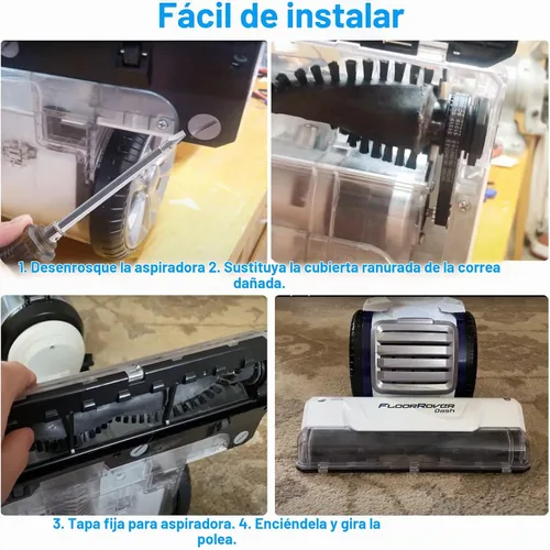 Vista 3 de Correas de vacío de repuesto para aspiradora vertical sin bolsa Eureka FloorRover, piezas de repuesto S3029 S3018 S3014, para modelos NEU522