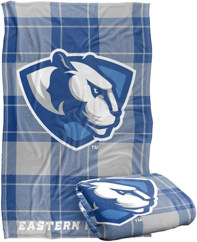 Vista 275 de LOGOVISION St John's University Campus Plaid Spirit Silky Touch Manta súper suave 36 x 58 pulgadas