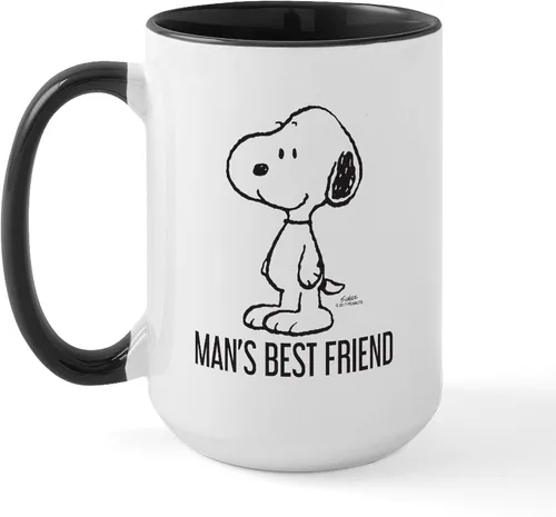 Vista 184 de CafePress SNOOPY Joe Cool - Taza de café de cerámica (15.0 fl oz)