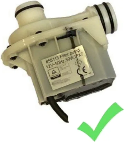 Vista 3 de P4071 58113 Bomba de agua para bañera de hidromasaje E02 Kit de reparación para Coleman Lay-Z-Spa con impulsor y ejes