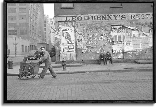 Vista 6 de Lienzo con marco flotante para pared, foto vintage de Elvis Presley Meeting Richard Nixon, 24 x 16 pulgadas Elvis Presley Reunión Richard Nixon