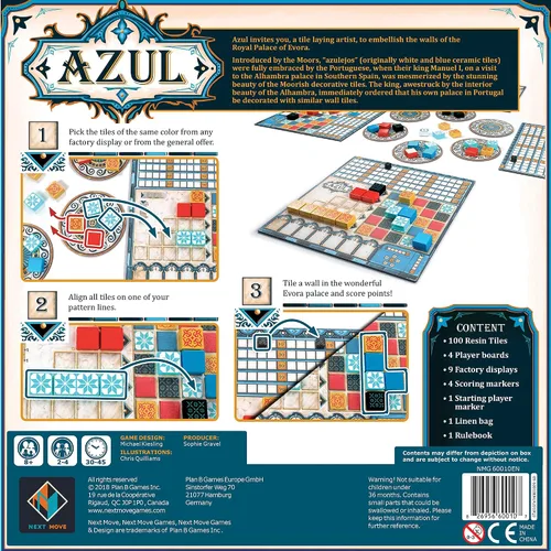 Vista 2 de Juego de mesa Azul, de Plan B Games (idioma español no garantizado)