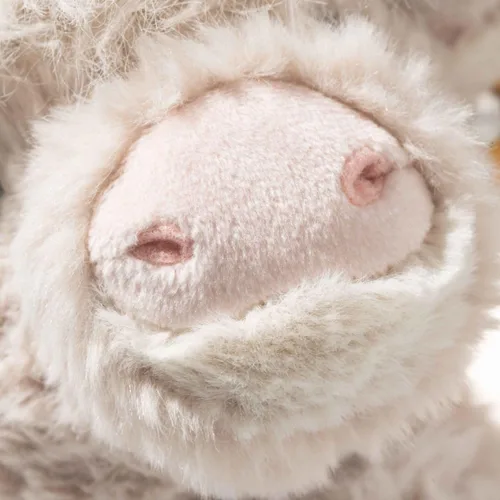 Vista 4 de Steiff Hecho a mano desde 1880 - Animal de granja de peluche clásico de alta calidad, 9 pulgadas, vaca Harper Highland