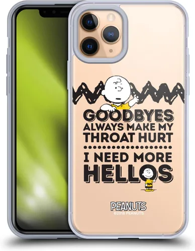 Vista 192 de Head Case Designs Funda de gel suave con licencia oficial de Peanuts Autumn Charlie Brown compatible con Apple iPhone 7 Plus/iPhone 8 Plus