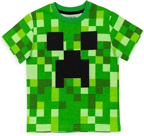Vista 5 de Minecraft Paquete de 2 camisetas gráficas de manga corta para niños