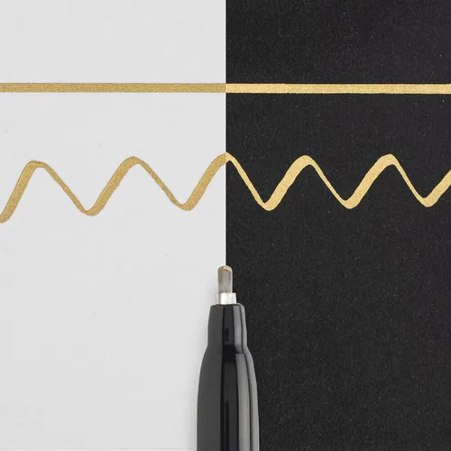 Vista 4 de Sakura Pen-touch Calligraphy Pen Fine Gold