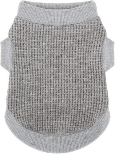 Vista 10 de Camisas para perros acogedoras y funcionales para cachorros pequeños: atuendo beige elástico con diseño fácil de poner, ideal para chihuahuas