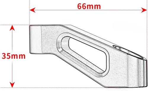 Vista 4 de Para Z250 Z300 Z400 Z650 Z750 Z800 Z900 Z1000 Zh2 Cualquier año Motocicleta Retrovisor Elevadores z 1000 900 800 750 650 400 300 250 Accesorios Negro