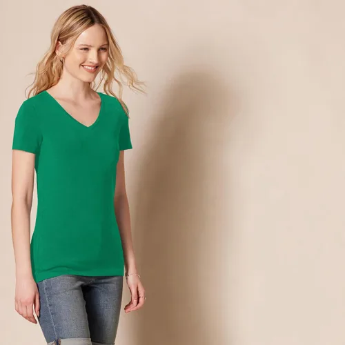 Vista 174 de Amazon Essentials Women's Regular-Fit Short-Sleeve Crewneck T-Shirt