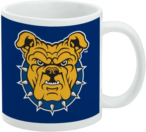 Vista 522 de Taza de cerámica con el logotipo principal de la Universidad Rider, taza de regalo novedosa para café, té y bebidas calientes, 11oz, blanca