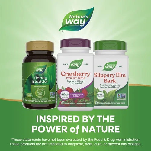 Vista 7 de Nature's Way Mezcla premium de arándano, apoyo para la salud del tracto urinario*, 400 mg por porción, 60 cápsulas