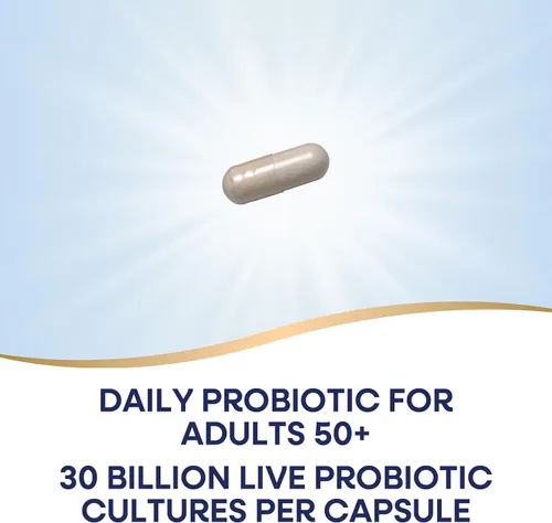 Vista 3 de Nature's Way Fortify Probiótico diario para hombres y mujeres de 50 años, 30 mil millones de cultivos vivos, colon, digestivo e inmunitario*