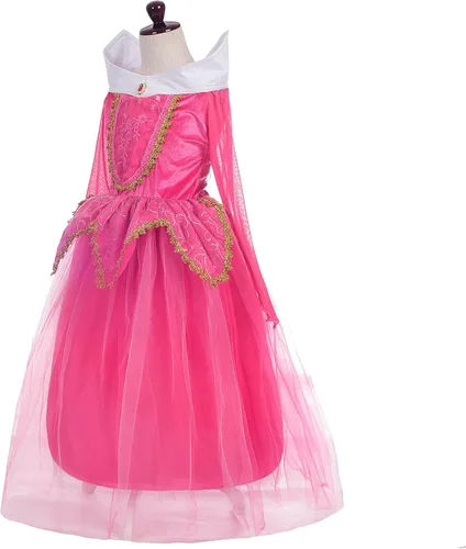 Vista 3 de Lito Angels Disfraz de princesa para niñas, disfraz de Halloween y Navidad con accesorios