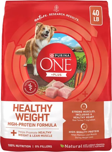 Vista 11 de Purina ONE SmartBlend Natural Peso saludable, fórmula para adulto, alimentos secos para perros y comida húmeda para perros