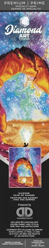 Vista 2 de DIAMOND ART BY LEISURE ARTS Arco natural, 16 x 20 pulgadas, kits avanzados de pintura de diamantes para adultos, arte para adultos, kit, pintura