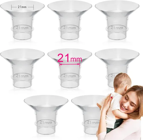 Vista 23 de Inserto de brida de 0.472 in compatible con brida de 0.945 in/escudo de extractores de leche, para Momcozy S9 Pro S10 S12 Pro Medela Spectra Elvie