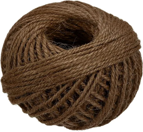 Vista 16 de MECCANIXITY Cuerda de yute de 164 pies de 0.079 in, cuerda de yute, cuerda de yute natural, color beige, para manualidades, jardinería, agrupación