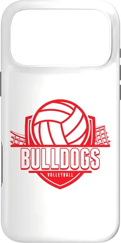 Vista 22 de Bulldogs Volleyball Back to School Spirit R Case for iPhone XR