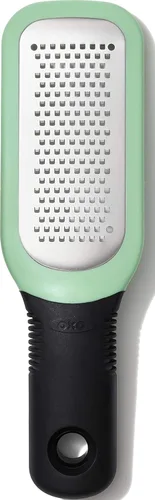 Vista 10 de OXO Good Grips - Rallador grueso grabado, color naranja Rallador de cocina grueso, dientes afilados, mango antideslizante, queso duro, verduras