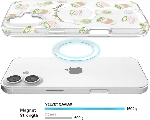 Vista 273 de VELVET CAVIAR Funda para iPhone 15, compatible con MagSafe, probada contra caídas de 10 pies, fundas protectoras de diseño, leopardo color rosa