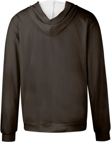 Vista 7 de Sudaderas con capucha y cremallera completa para mujer, manga larga, lisas, con capucha, ajuste holgado, casual, a la moda, para otoño