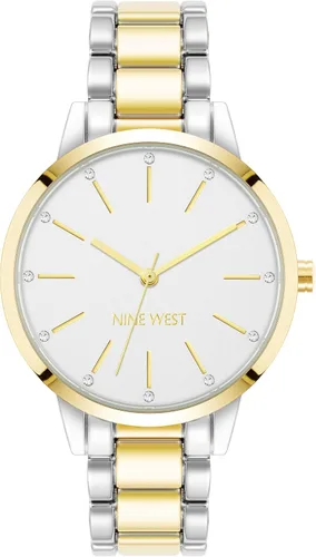 Vista 11 de Nine West Reloj de pulsera con detalles de cristal para mujer