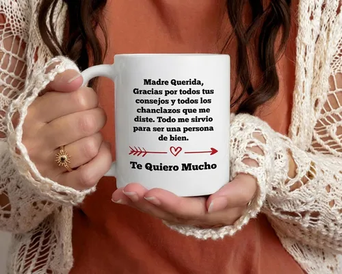 Vista 2 de Casitika Madre Querida Gracias por los Chanclazos divertidos regalos para mamá española – Regalos para mamá latina, taza de café de cerámica de 11