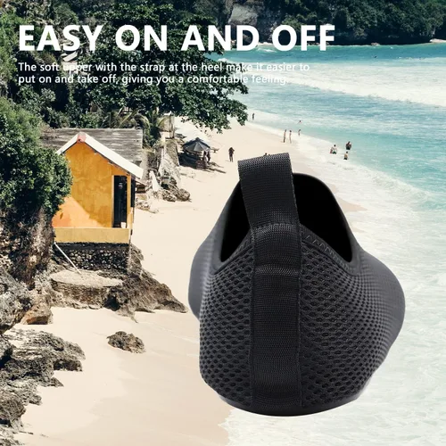 Vista 5 de Valennia Zapatos de agua descalzos de secado rápido, calcetines de yoga para playa, natación, surf, ejercicio para mujeres y hombres