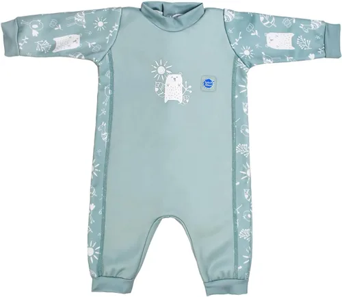 Vista 14 de Traje de baño térmico de una pieza cálido en uno para bebés Splash About Abeja margarita
