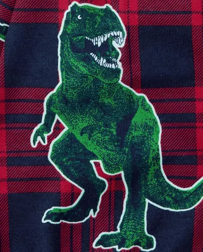Vista 4 de The Children's Place Pijama de Navidad unisex para bebé, algodón