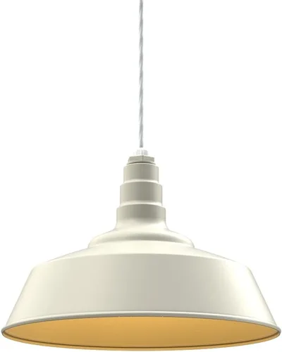 Vista 46 de Steel Lighting Co. Manhattan Warehouse Light Colgante montado en el techo Cúpula de 20 pulgadas vástago de 12 pulgadas Luz de granero