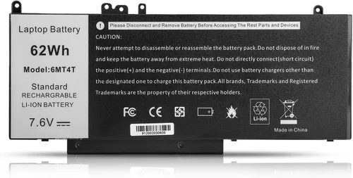 Vista 7 de Batería E5470 E5570 6MT4T Batería compatible con Dell Latitude 14 5470 E5470 15 5570 E5570 Precisión 15 3510 M3510 Series Notebook Reemplazo