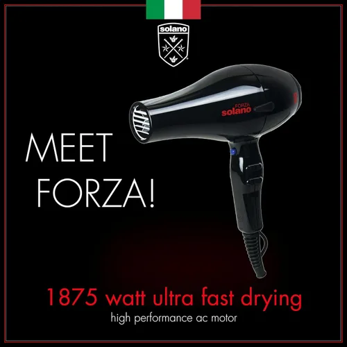 Vista 8 de Solano Secador de pelo de cerámica de secado ultra rápido Forza 1875W