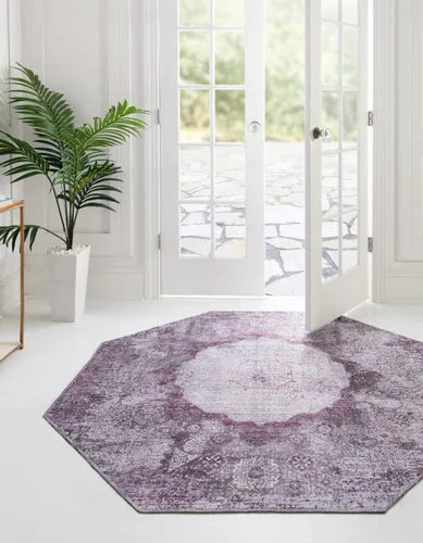 Vista 15 de Unique Loom Yara Collection - Alfombra Nayer (2' x 3' 1" Rectángulo, Gris Marfil)