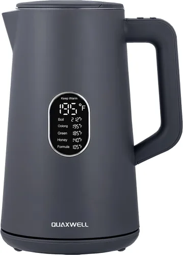 Vista 10 de Tetera eléctrica de 1,5 L, control de temperatura, color blanco Blanco crema