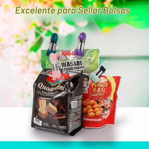 Vista 5 de Alfileres para ropa, paquete de 30 clips para chips, pinzas para ropa de 2.17 pulgadas, clips para bolsa, clips para bolsa, clips para alimentos