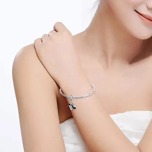 Vista 4 de LENDPLEX 925 Sterling Silver Christmas Charms Beads Fit for Pandora Bracelets Pendants Necklace and DIY Jewelry Gifts for Women Girls.
