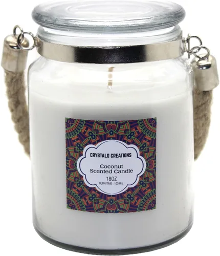 Vista 6 de Creations Dragon's Blood Vela perfumada con mango de cuerda, 18 onzas