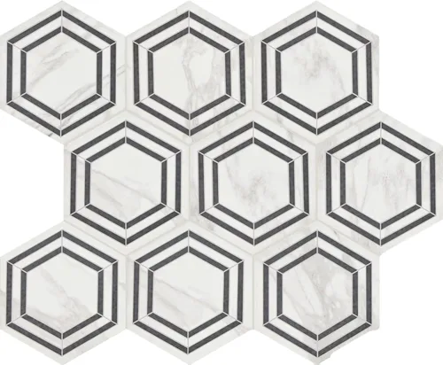 Vista 27 de Daltile Perpetuo - Moldura redondeada de porcelana con aspecto de mármol de porcelana de 3 x 24 pulgadas en gris eterno pulido (se vende por pieza)