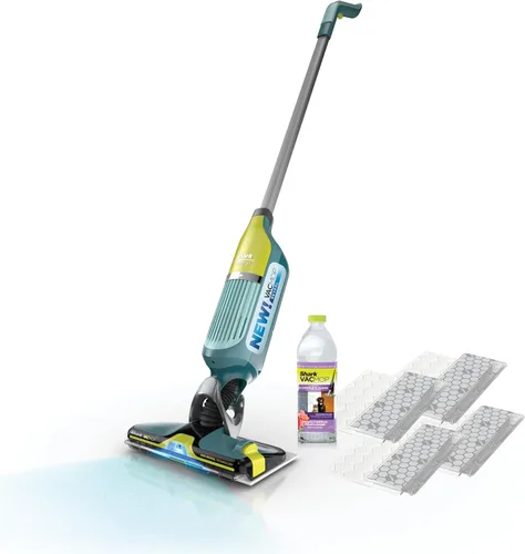 Vista 16 de Shark VACMOP - Trapeador de vacío inalámbrico para suelos duros, incluye 2 almohadillas VACMOP desechables y una solución VACMOP de 12 onzas, gris